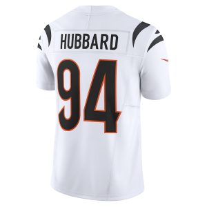 Men's Cincinnati Bengals Sam Hubbard Nike White Vapor F.U.S.E. Limited Jersey - GNE DROP261