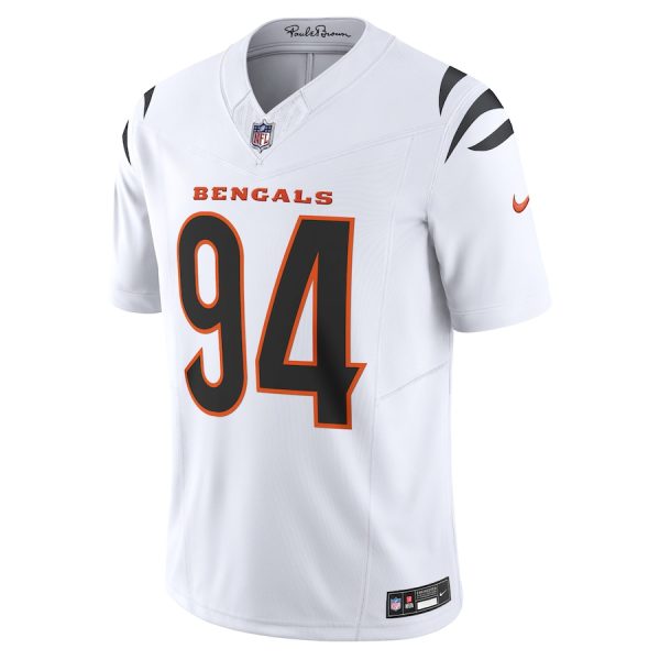 Men's Cincinnati Bengals Sam Hubbard Nike White Vapor F.U.S.E. Limited Jersey - GNE DROP261