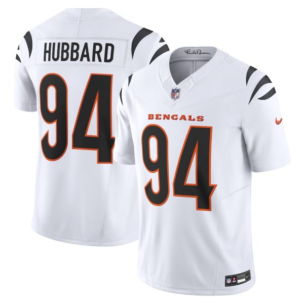 Men's Cincinnati Bengals Sam Hubbard Nike White Vapor F.U.S.E. Limited Jersey - GNE DROP261