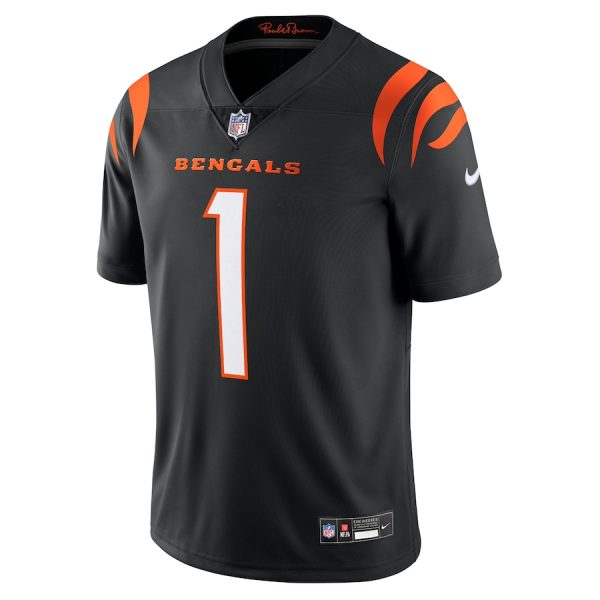 Men's Cincinnati Bengals Ja'Marr Chase Nike Black Vapor Untouchable Limited Jersey - GNE DROP262