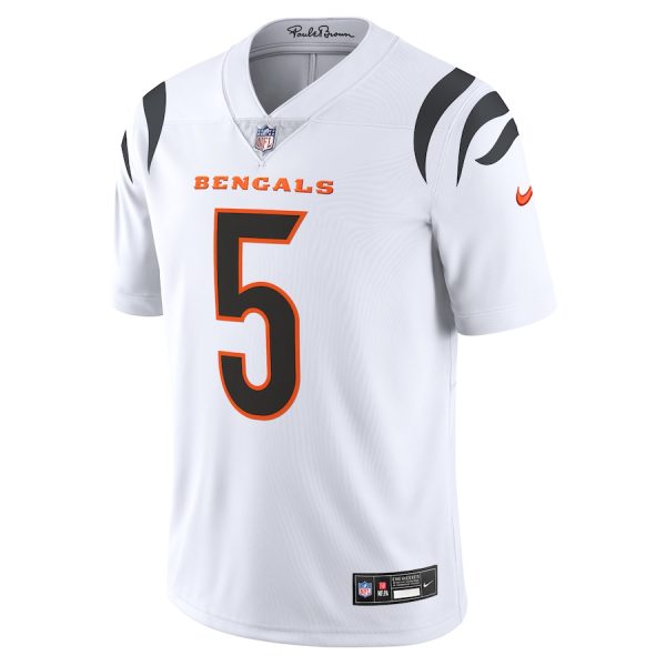 Men's Cincinnati Bengals Tee Higgins Nike White Vapor Untouchable Limited Jersey - GNE DROP266