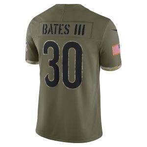 Men's Cincinnati Bengals Jessie Bates III Nike Olive Salute To Service Limited Jersey - GNE DROP267