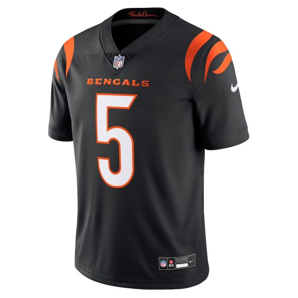 Men's Cincinnati Bengals Tee Higgins Nike Black Vapor Untouchable Limited Jersey - GNE DROP269