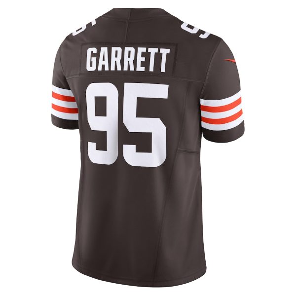 Men's Cleveland Browns Myles Garrett Nike Brown Vapor F.U.S.E. Limited Jersey - GNE DROP295