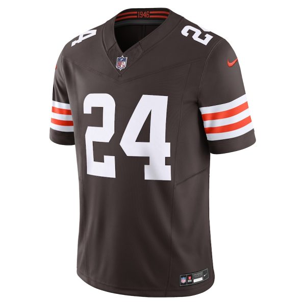 Men's Cleveland Browns Nick Chubb Nike Brown Vapor F.U.S.E. Limited Jersey - GNE DROP298