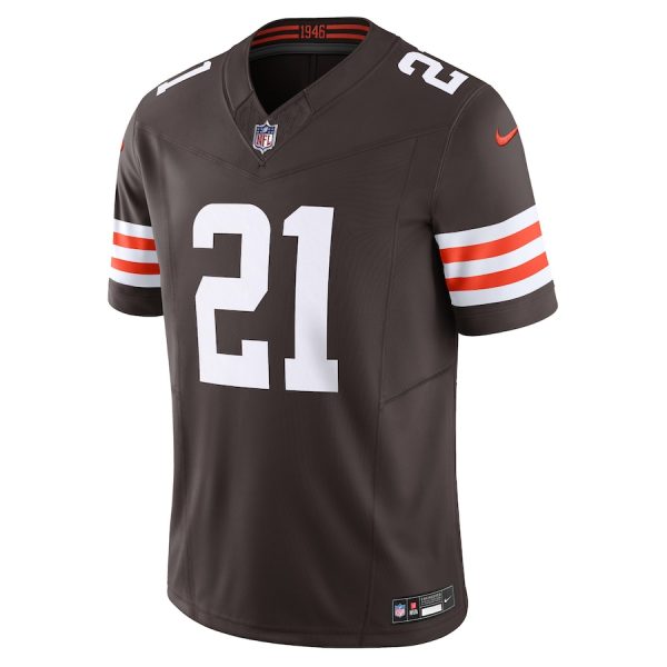 Men's Cleveland Browns Denzel Ward Nike Brown Vapor F.U.S.E. Limited Jersey - GNE DROP300