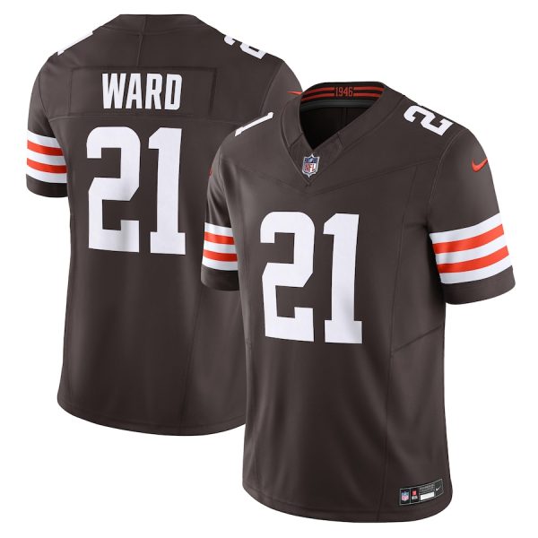 Men's Cleveland Browns Denzel Ward Nike Brown Vapor F.U.S.E. Limited Jersey - GNE DROP300