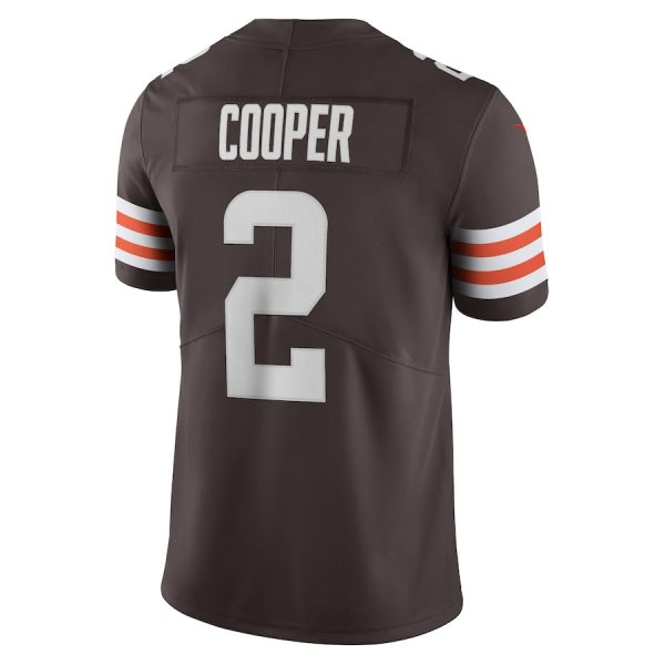 Men's Cleveland Browns Amari Cooper Nike Brown Vapor Limited Jersey - GNE DROP301