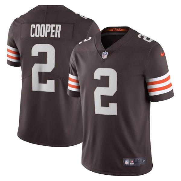 Men's Cleveland Browns Amari Cooper Nike Brown Vapor Limited Jersey - GNE DROP301