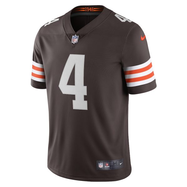 Men's Cleveland Browns Deshaun Watson Nike Brown Vapor Limited Jersey - GNE DROP303