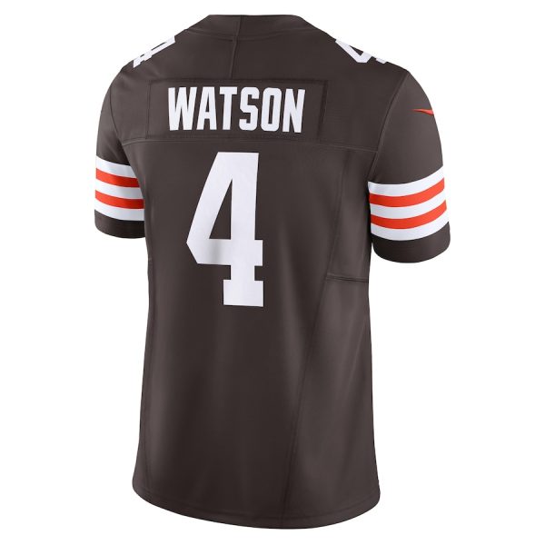 Men's Cleveland Browns Deshaun Watson Nike Brown Vapor F.U.S.E. Limited Jersey - GNE DROP305