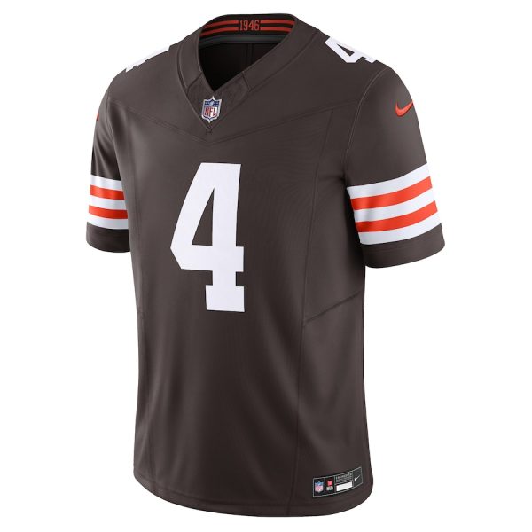 Men's Cleveland Browns Deshaun Watson Nike Brown Vapor F.U.S.E. Limited Jersey - GNE DROP305