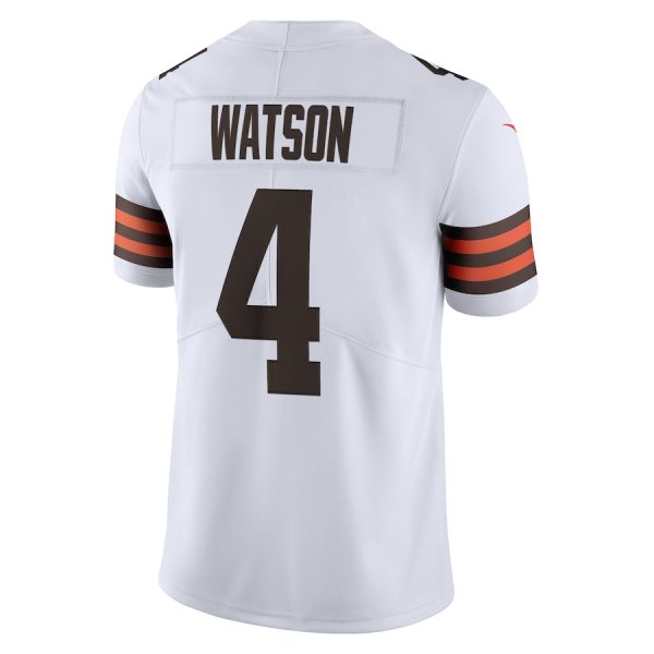 Men's Cleveland Browns Deshaun Watson Nike White 2020 Vapor Limited Jersey - GNE DROP306