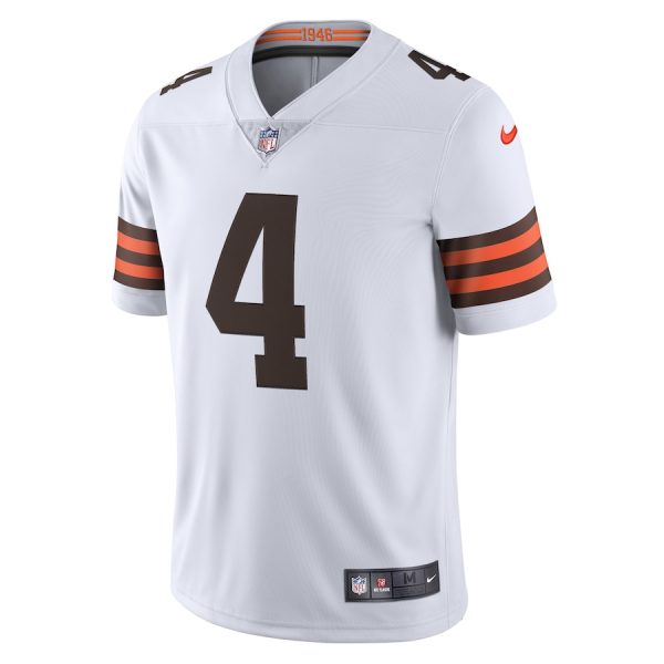 Men's Cleveland Browns Deshaun Watson Nike White 2020 Vapor Limited Jersey - GNE DROP306