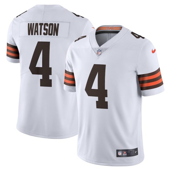 Men's Cleveland Browns Deshaun Watson Nike White 2020 Vapor Limited Jersey - GNE DROP306