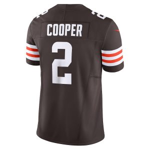 Men's Cleveland Browns Amari Cooper Nike Brown Vapor F.U.S.E. Limited Jersey - GNE DROP308