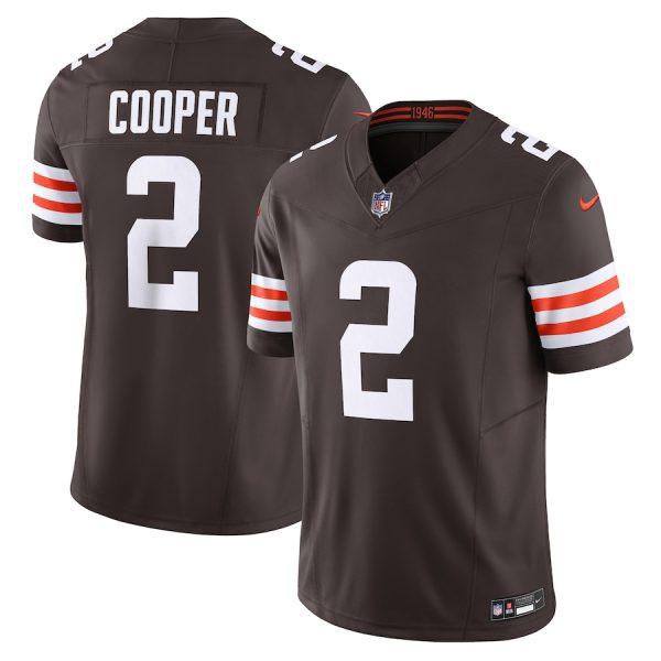 Men's Cleveland Browns Amari Cooper Nike Brown Vapor F.U.S.E. Limited Jersey - GNE DROP308