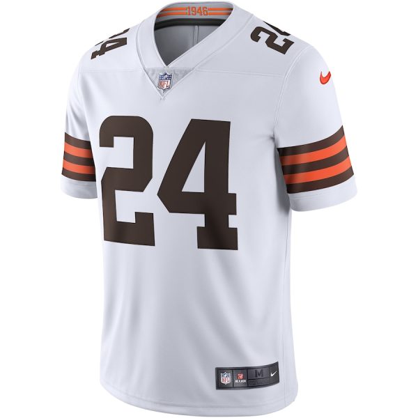 Men's Cleveland Browns Nick Chubb Nike White Vapor Limited Jersey - GNE DROP309