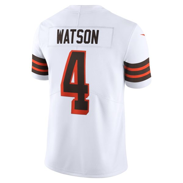 Men's Cleveland Browns Deshaun Watson Nike White 2021 Alternate Vapor Limited Jersey - GNE DROP310