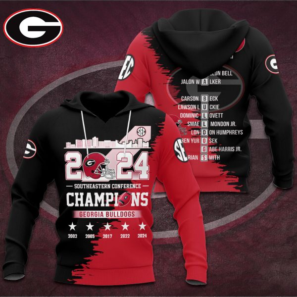 Georgia Bulldogs Football 3D Apparel - TANTN 9861