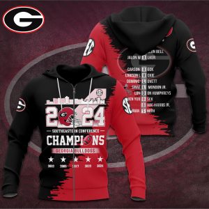 Georgia Bulldogs Football 3D Apparel - TANTN 9861