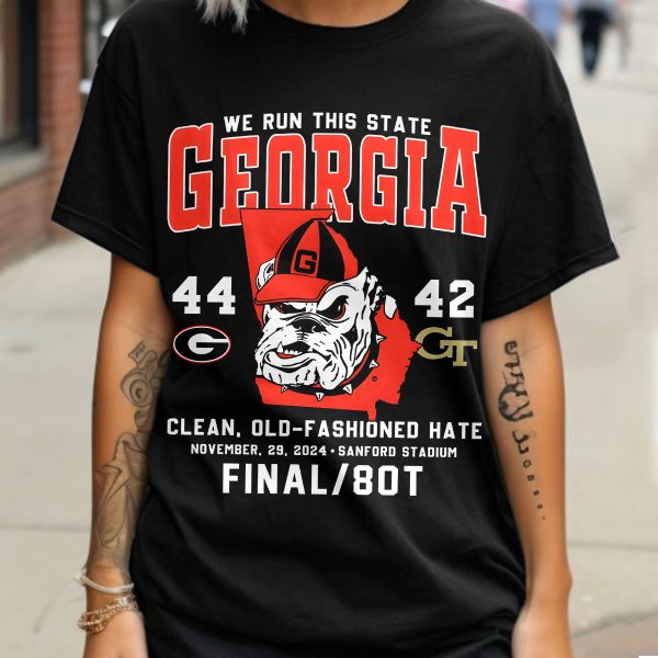 Georgia Bulldogs Football 3D Apparel - TANTN 9766