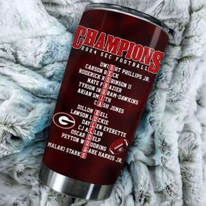 Georgia Bulldogs Football Tumbler Cup - MAITM 9174