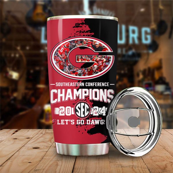 Georgia Bulldogs Football Tumbler Cup - TANTN 9858