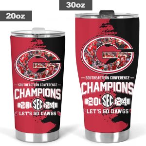 Georgia Bulldogs Football Tumbler Cup - TANTN 9858