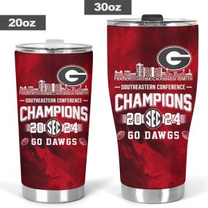 Georgia Bulldogs Football Tumbler Cup - TANTN 9860