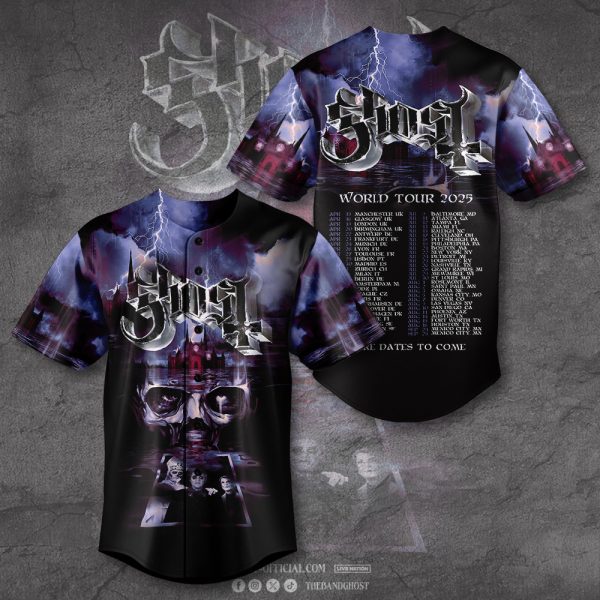 Ghost Band Baseball Jersey - TANTN 9940