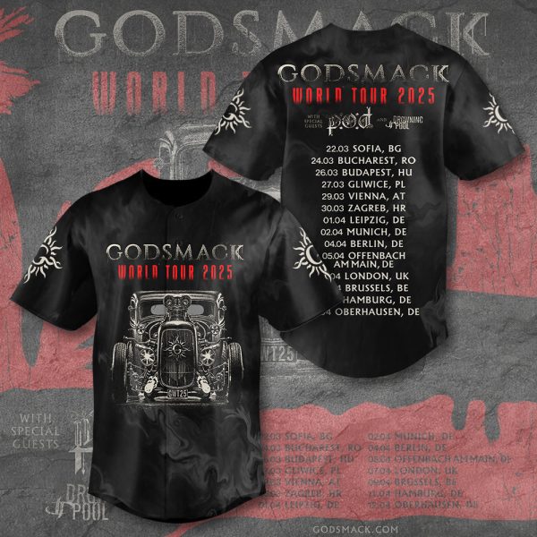 Godsmack Baseball Jersey - TANTN 9972