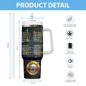 Guns N' Roses 40oz Stanley Tumbler - TANTN 10006