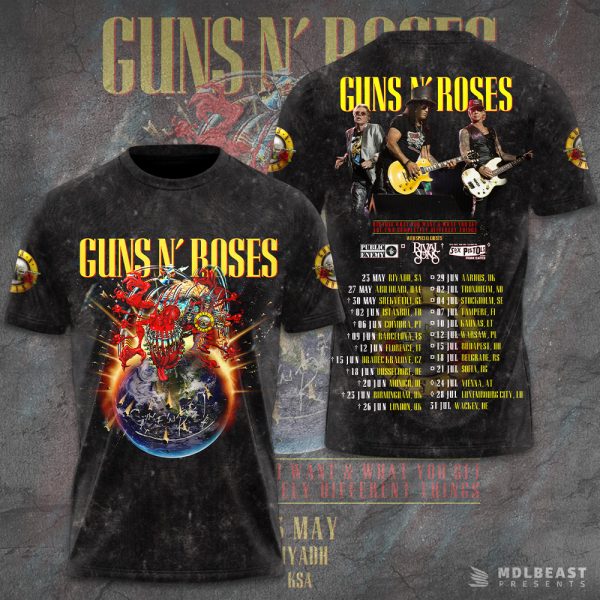 Guns N' Roses 3D Apparel - TANTN 9906