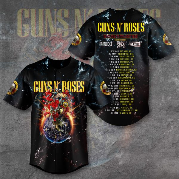 Guns N' Roses Baseball Jersey - TANTN 9980