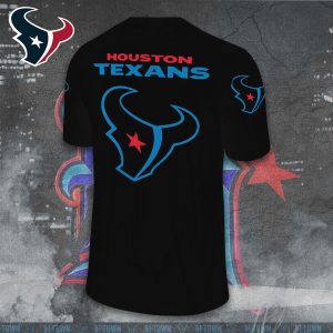 Houston Texans 3D Football Jersey w. Collar Logo - TANTN 10018