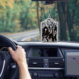 Kiss Band Music Custom Shape 2-sided Acrylic Car Ornament - HOATT 7665