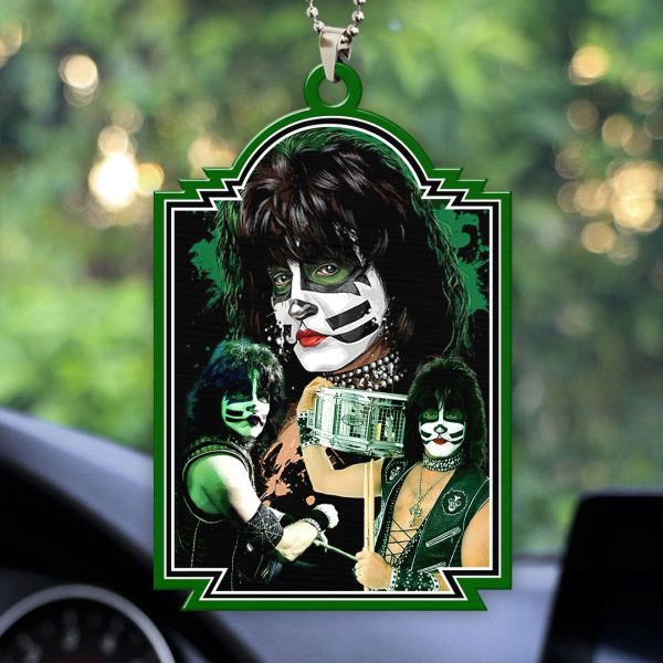 Kiss Band Music Custom Shape 2-sided Acrylic Car Ornament - HOATT 7668