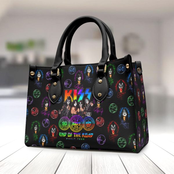 Kiss Band Leather HandBag - HOATT 7504