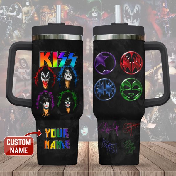 Personalized Kiss Band 40oz Stanley Tumbler - HOATT 7378