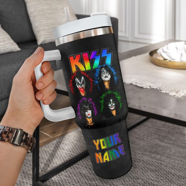 Personalized Kiss Band 40oz Stanley Tumbler - HOATT 7378