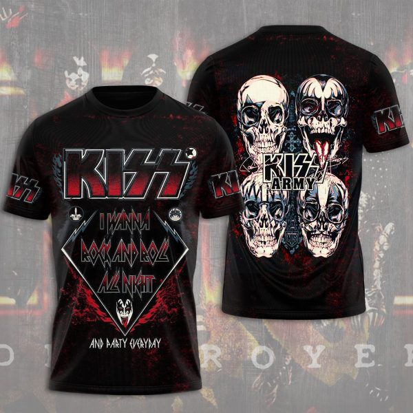 Kiss Band 3D Apparel - GNE 2172