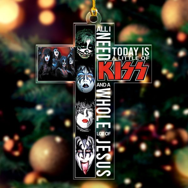 Kiss Band Custom Shape Clear 1-Sided Acrylic Ornament - HOATT 7393