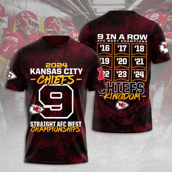 Kansas City Chiefs 3D Apparel - MAITM 9136