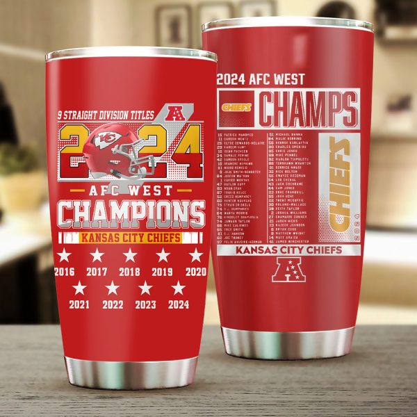 Kansas City Chiefs Tumbler Cup - TANTN 10205