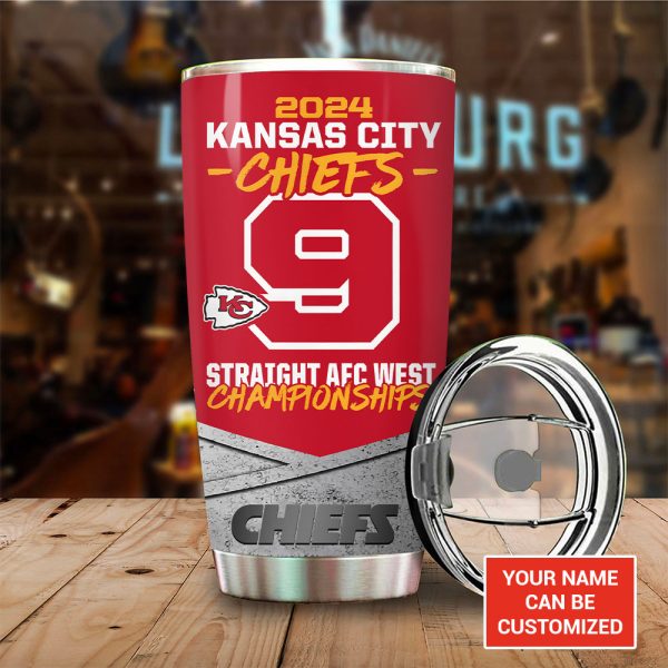 Personalized Kansas City Chiefs Tumbler Cup - TANTN 9882