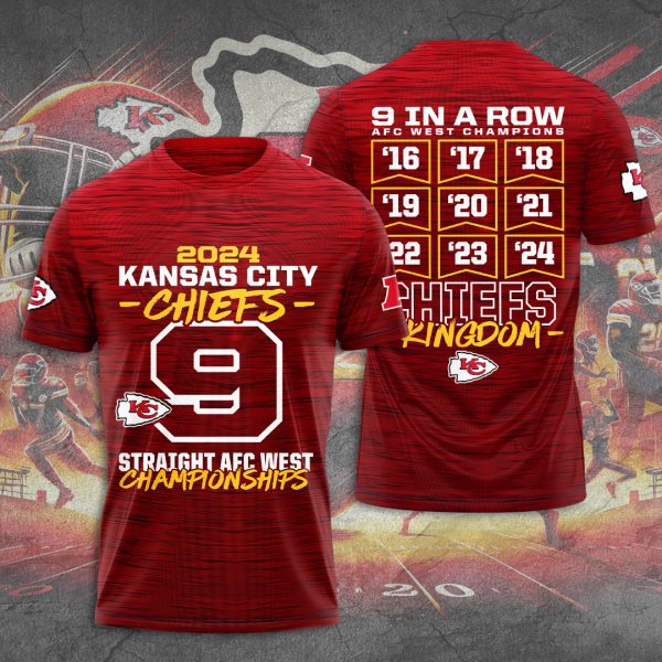 Kansas City Chiefs 3D Apparel - TANTN 9880