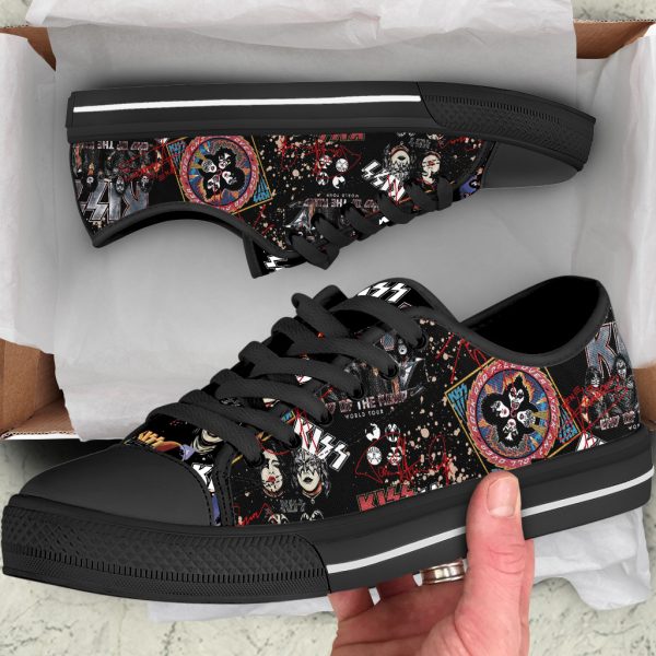 Kiss Band Low Top Canvas Shoes - TANTN 9966