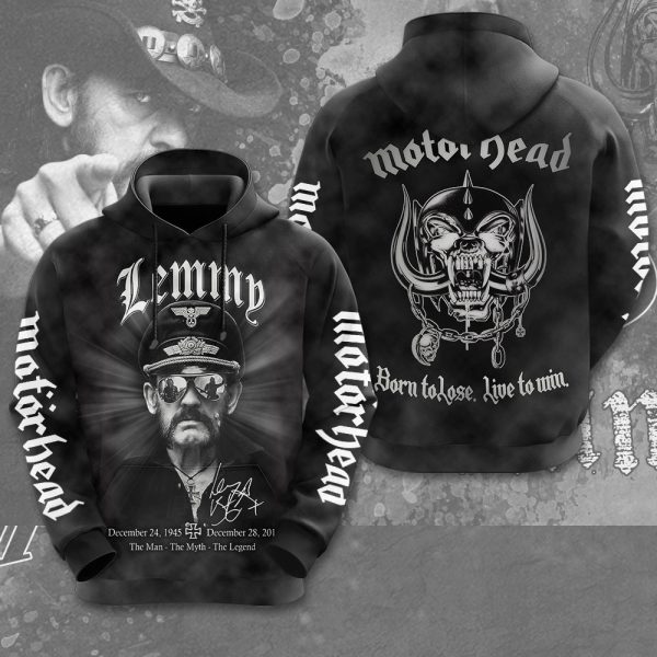 Motörhead Band x Lemmy Kilmister 3D Apparel – MAITM 9288