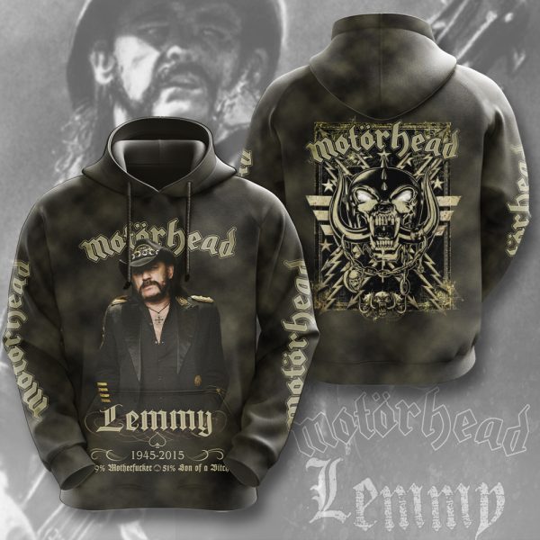 Motörhead Band x Lemmy Kilmister 3D Apparel – MAITM 9289